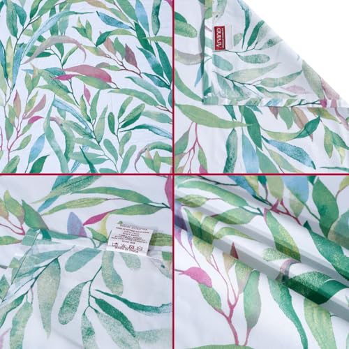 Image of Arvind Bedsheet Set - 100% Cotton Bedsheet for Double Bed (1 Queen Size Bedsheet with 2 Pillow Covers) Soft Breathable, 144 Thread Count - Slumber -Shade 15 (21027-B)