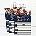 Hadley Designs 50 Floral Invitations, Fall Bridal or Baby Shower, Birthday Invitation Wedding Rehearsal invitation, Autumn Engagement Bachelorette Reception Anniversary, Housewarming, Graduation