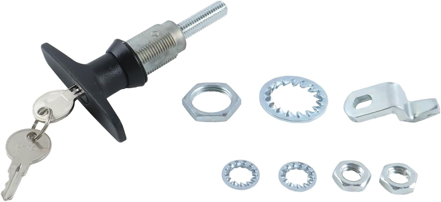 ZTUOAUMA Key Lock Set 09.0803.0393GT Compatible with Genie GTH-1256 GTH-1544 GTH-5519 TH-1955 Telehandlers