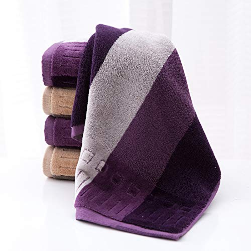 4-Pack 100% Cotton Washcloths Set by ZSYSUP - Soft and Absorbent Towels for Home or Travel