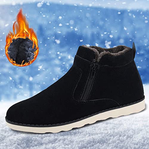 Bottes de neige chaudes et imperméables à fond plat pour marche - 2