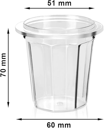 Miniatura 7 de Taza dosificadora transparente de 2008in polvo de café barista de plástico antiestático taza dosificadora de espresso taza dosificadora de olfateo