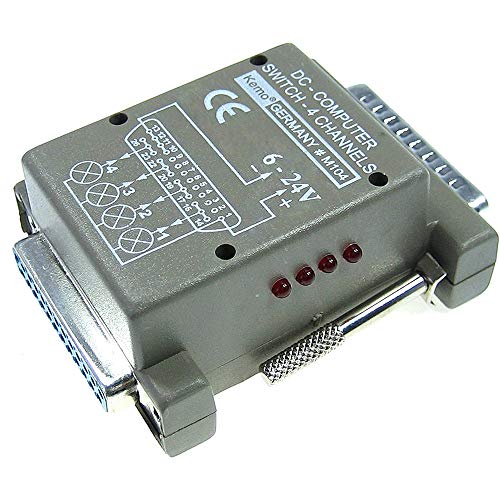 Commutateur pour ordinateur 4 canaux Kemo M104 sélecteur manuel de lignes