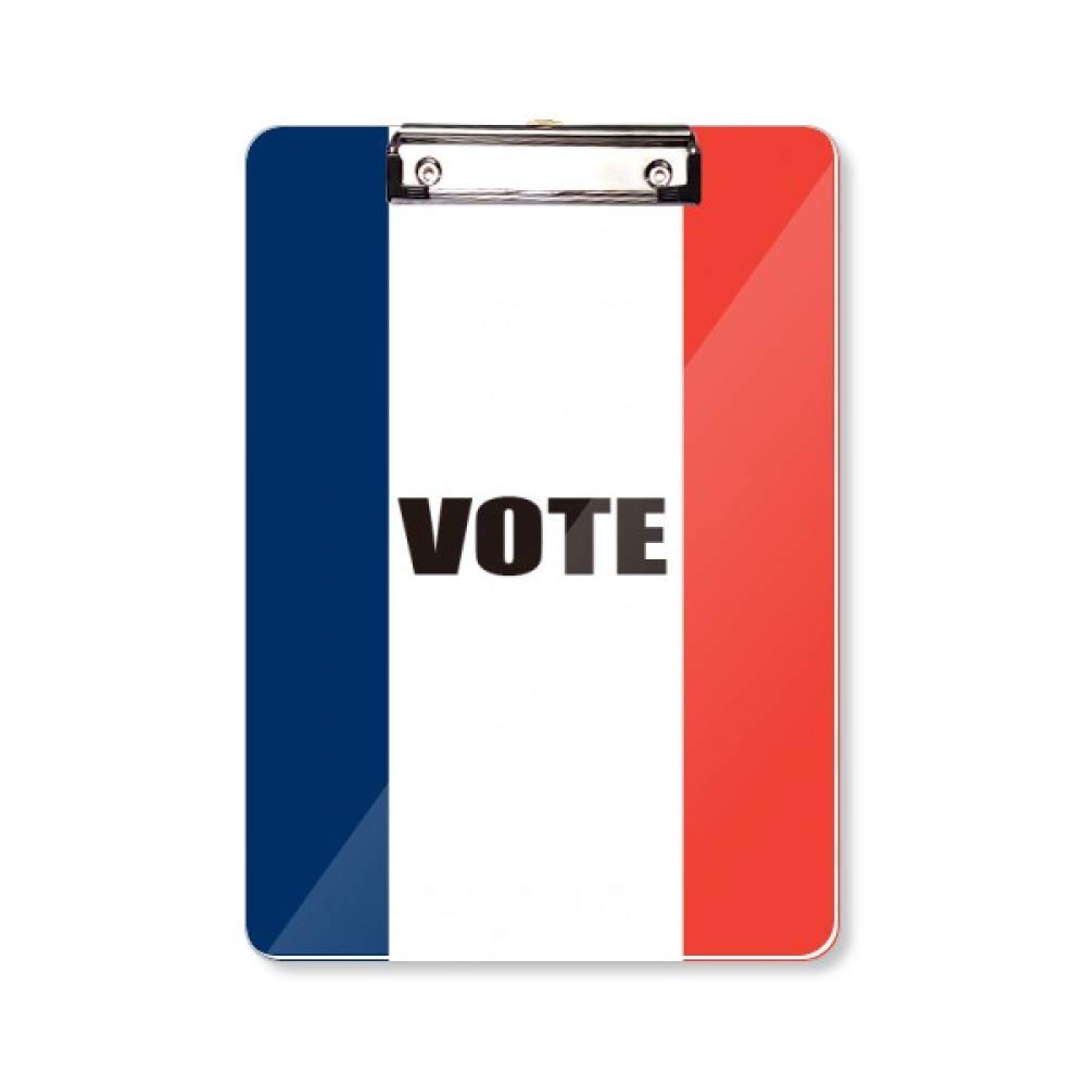 Porte-bloc Vote for General Election pince métal format A4 - 5