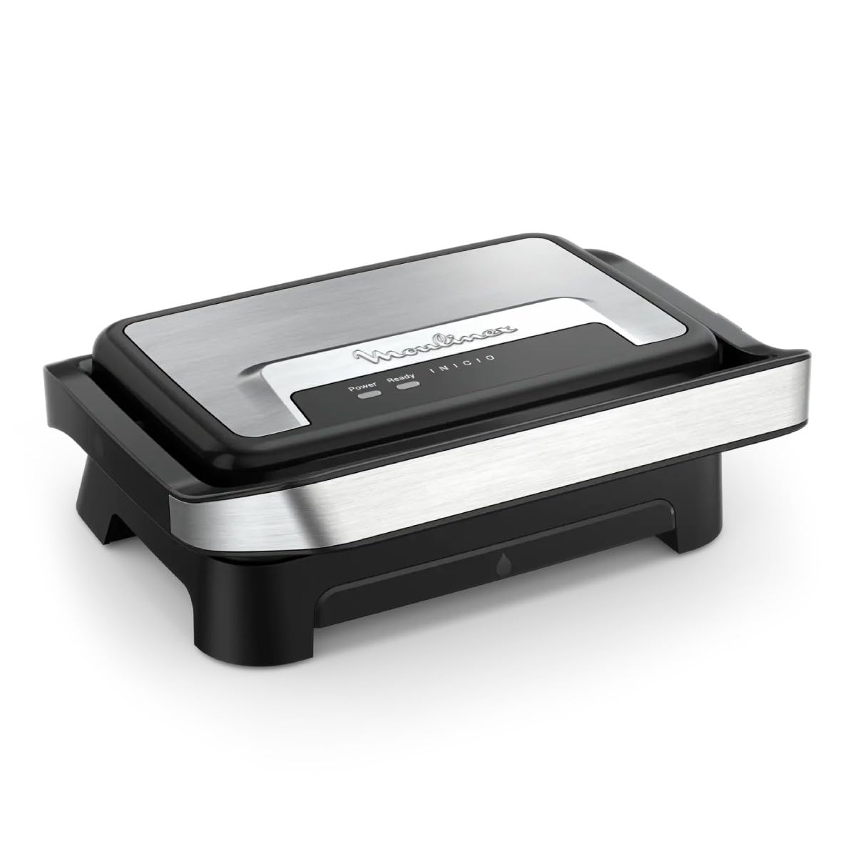 Moulinex Home Compact, paninis i grill, nieprzywierające płyty do gotowania, łatwe przechowywanie, łatwe do mycia, GI270D10
