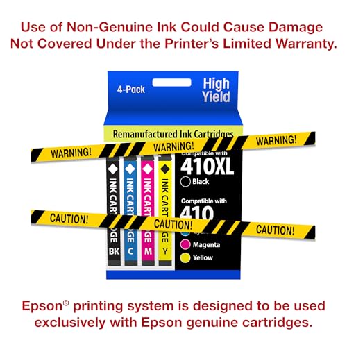 Image of EPSON 410 Claria Premium Ink Standard Capacity Photo Black & Color Combo Pack (T410520-S) Works with Expression XP-530, 630, 640, 7100, 830