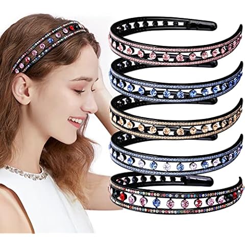 Diademas de Diamantes de Imitación INLAZYTIM con Peine de Dientes Cover