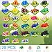 28 Pack Mystery Mini Animal Packs - 3D Printed Dragon Egg Articulated Fidget Toy, Easter Basket Stuffers Surprise 3D Printed Animals Toy (Laser Color C)