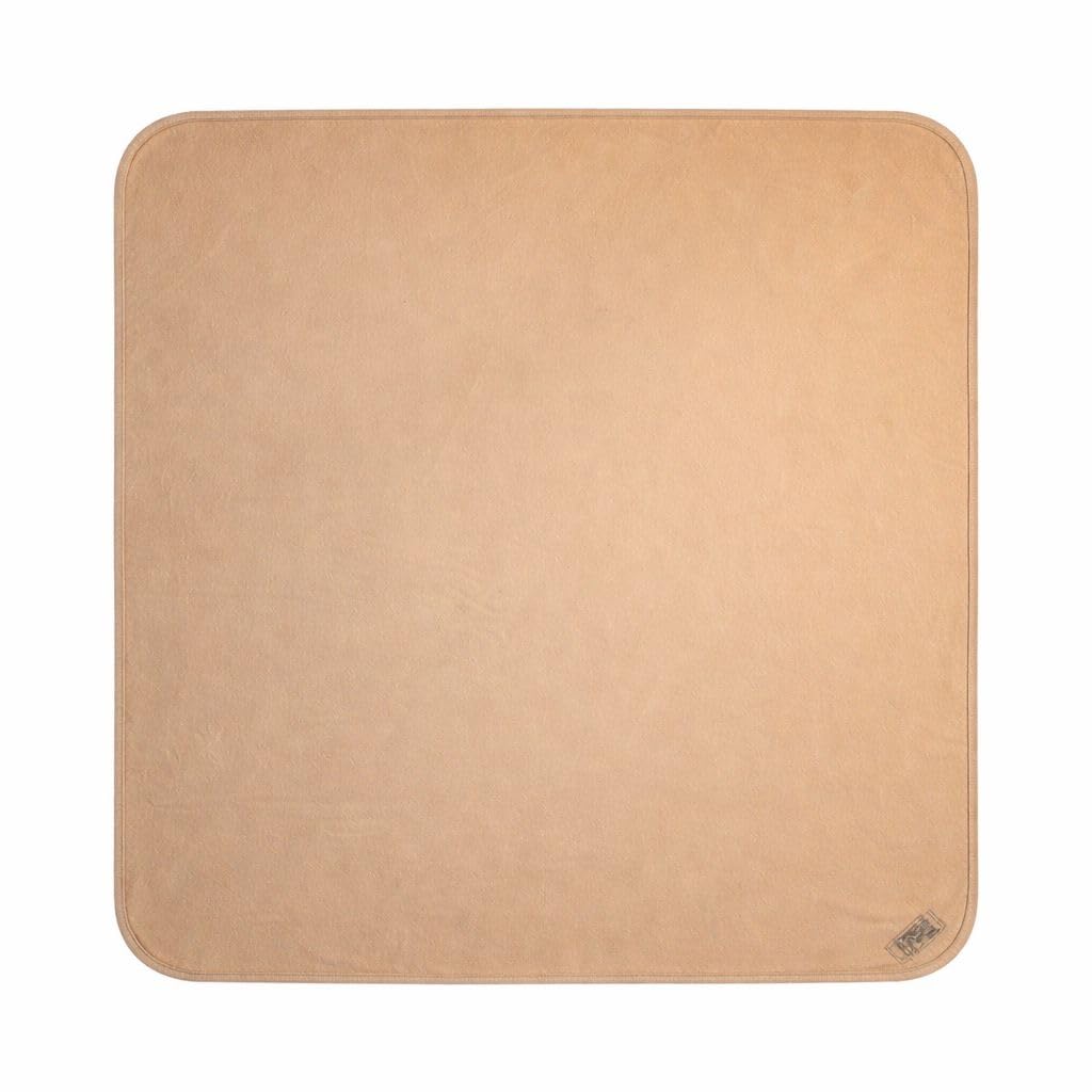 8mm Brown Square Toughened Glass (18 X 18 Inches) | 1" inch Round Corner | Dinning Table Top, Multi Use for Coffee Table, Centre Table Top at Home (18 X 18 Inches)