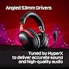 HyperX Cloud III S – Auriculares inalámbricos para gaming multplataforma, 2.4GHz, Bluetooth, batería hasta 120 horas en 2.4GHz / 200 horas en Bluetooth, drivers angulados de 53mm, micrófono desmontable – Negro 5