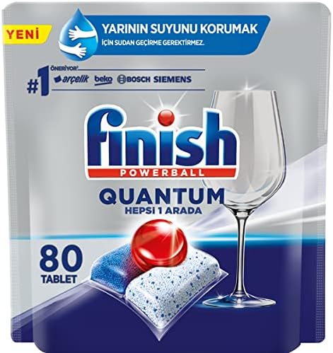 Finish Quantum 80 Kapsül Bulaşık Makinesi Deterjanı Tableti