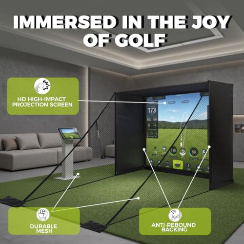 10x8ft Golf Simulator Enclosure Kit
