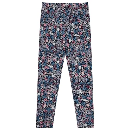 Girls 4 Pack Fleece Lined Leggings Whimsical Wonderland of Styles in Sizes 4-16! Unicorns, Flowers Hearts Galore!3