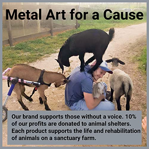 Matani Metal Dog Wall Decor | Dog Wall Art | Metal Wall Art | Metal Wall Decor | Minimalist Room & Living Room Wall Décor (Sleeping Dog) #TOP5