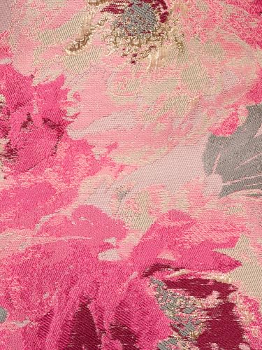 Adrianna Papell Women's High Lo Jacquard Midi Dress3