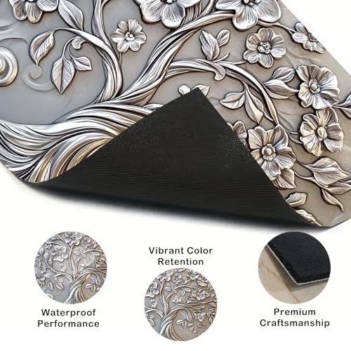 Image of Nuxovilar Silver Tree Stove Cover Diatom Mud 20.47x28.34 In