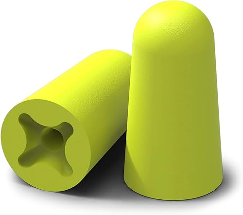 HexArmor AccuFit - Tapones desechables de espuma para reducir el ruido, alta visibilidad, mediano, 300 pares sueltos