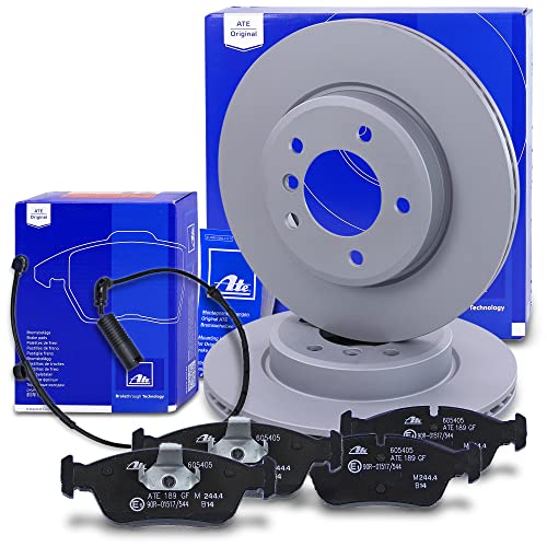 Bremsen Set Vorne Und Hinten ATE BREMSSCHEIBEN BELÜFTET 312 BELÄGE WK VORNE FÜR BMW 3-ER E90 Bremsscheiben Vorne Set
