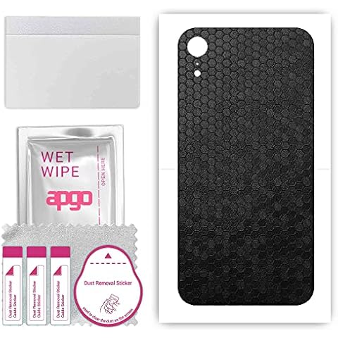 apgo Black Honeycomb Skin for iPhone XR Cover