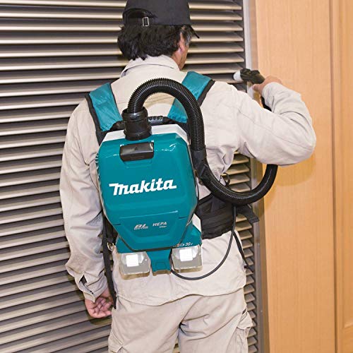 Makita XCV09Z 18V X2 LXT® Lithium-Ion (36V) Brushless Cordless 1/2 Gallon HEPA Filter Backpack Dry Vacuum, Tool Only
