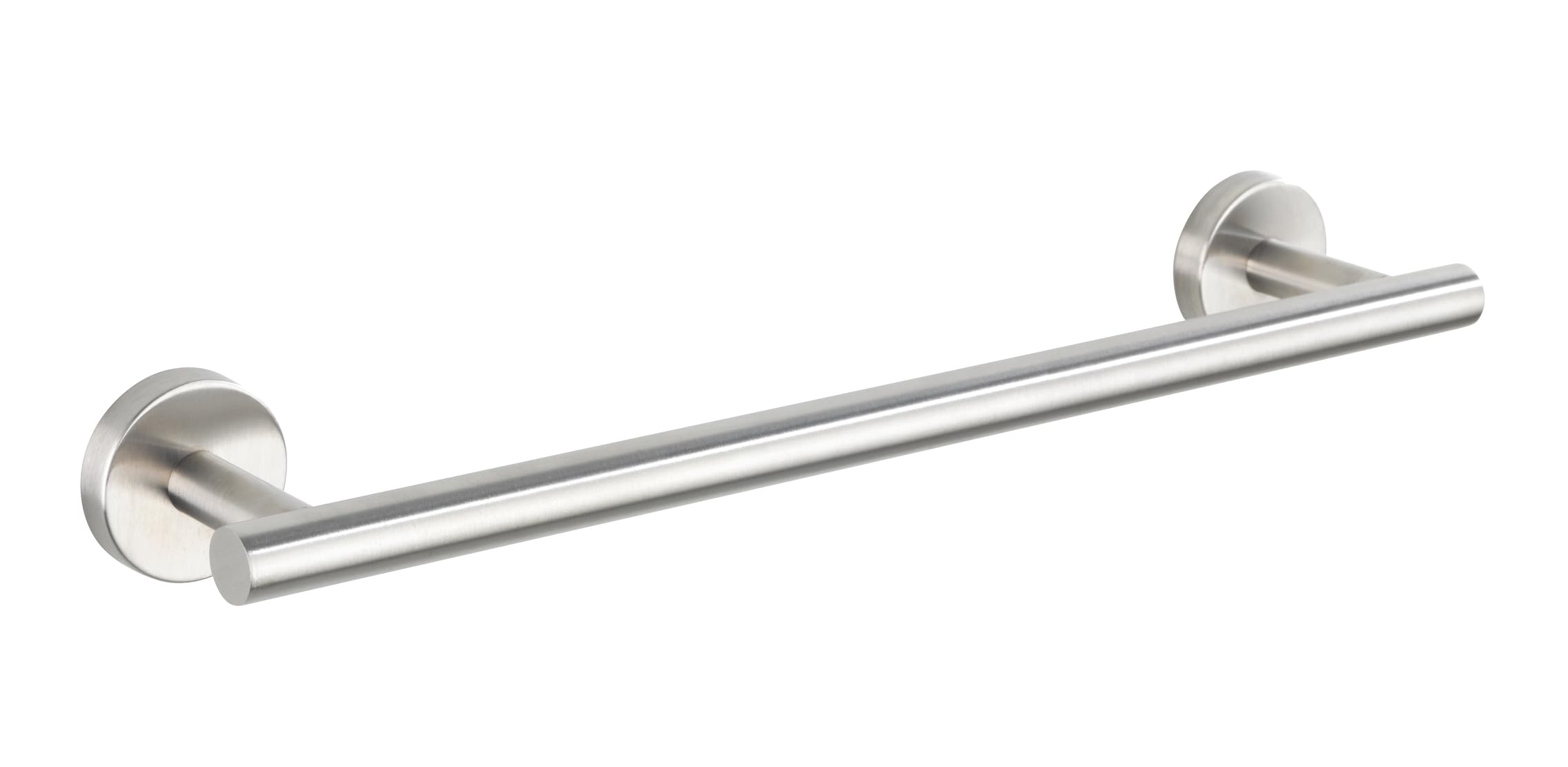 Wenko Bath Towel Rail Mod. Bosio Matt, Long Towel Rail with Plenty of Space for Bath Towels, Shower Towels and Towels, Solid Quality, Rustproof Stainless Steel with Matte Finish, 40 x 5.5 x 7 cm
