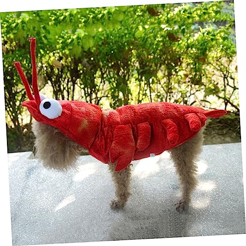 Disfraz de langosta para perro rojo XL miniatura 7