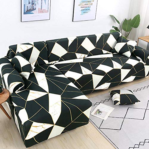 Sofa CoversElastic voor Woonkamer Stretch Bank Slipcover funda bank chaise lounge Need 2 Stuks voor Hoek Sofa A26 3 zits - Afbeelding 4
