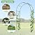 Trellume Garden Arch - 87"(H)*47"(L), Rust-Resistant and Sturdy Metal Garden Arbor, Trellis for Climbing Plants Outdoor, Use for Backyard, Patio, Lawn and Wedding Decorations?20MM Pipe?