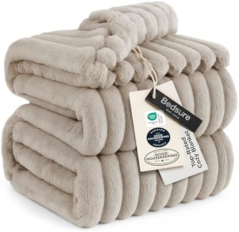 Bedsure GentleSoft King Size Blanket for Bed - Cozy Soft Blankets...