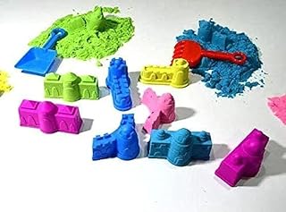 لعبة رمل سحري مع قوالب اشكال متعددة