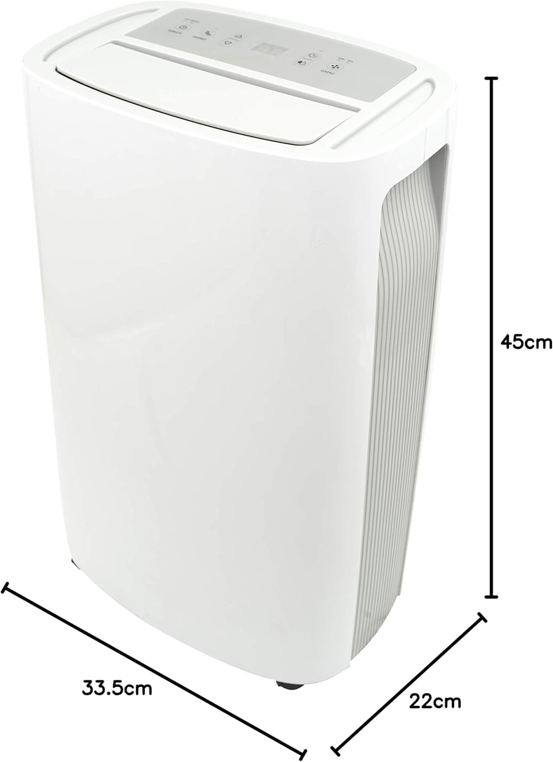 Toyotomi TD-C2420 osuszacz powietrza 20 l/24 h, Wi-Fi, timer, panel dotykowy, bardzo cichy <47 dB, zbiornik 3,5 l, do pomieszczeń o powierzchni do 48 m², biały