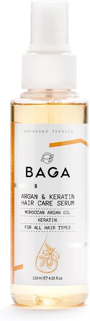 BAGA Durulamasız Argan Keratin Saç Serumu