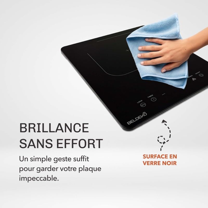 BELDEKO Plaque Induction Portable 1 Feu 2100W - Marque Française