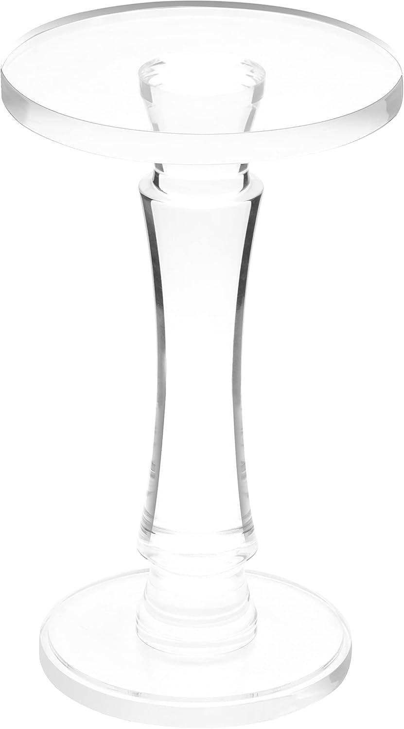 Artmaze Clear Acrylic Small End Table,Drink Table,for