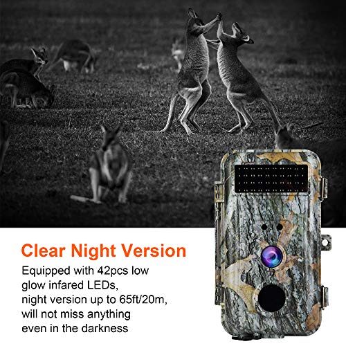Trail & Game Hunting Camera with Night Vision 16MP for Hunter Outdoor Scouting Wildlife and Indoor Home Security Surveillance Motion Activated Waterproof Photo and Video Model Time Lapse & Time Stamp - Thumbnail 2