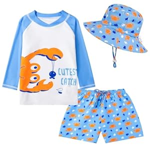 Baby Toddler Boys UPF 50+ Rashguard...