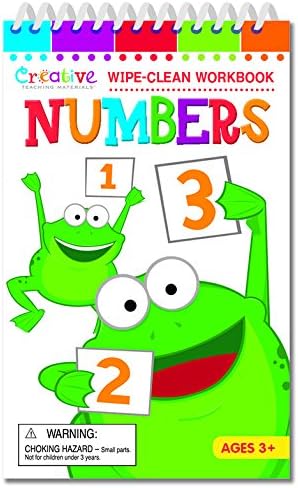 Numbers Wipe Clean Workbook with marker Spiral-bound – Illustrated, April 1, 2015