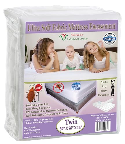 Waterproof Twin Mattress Encasement Protector