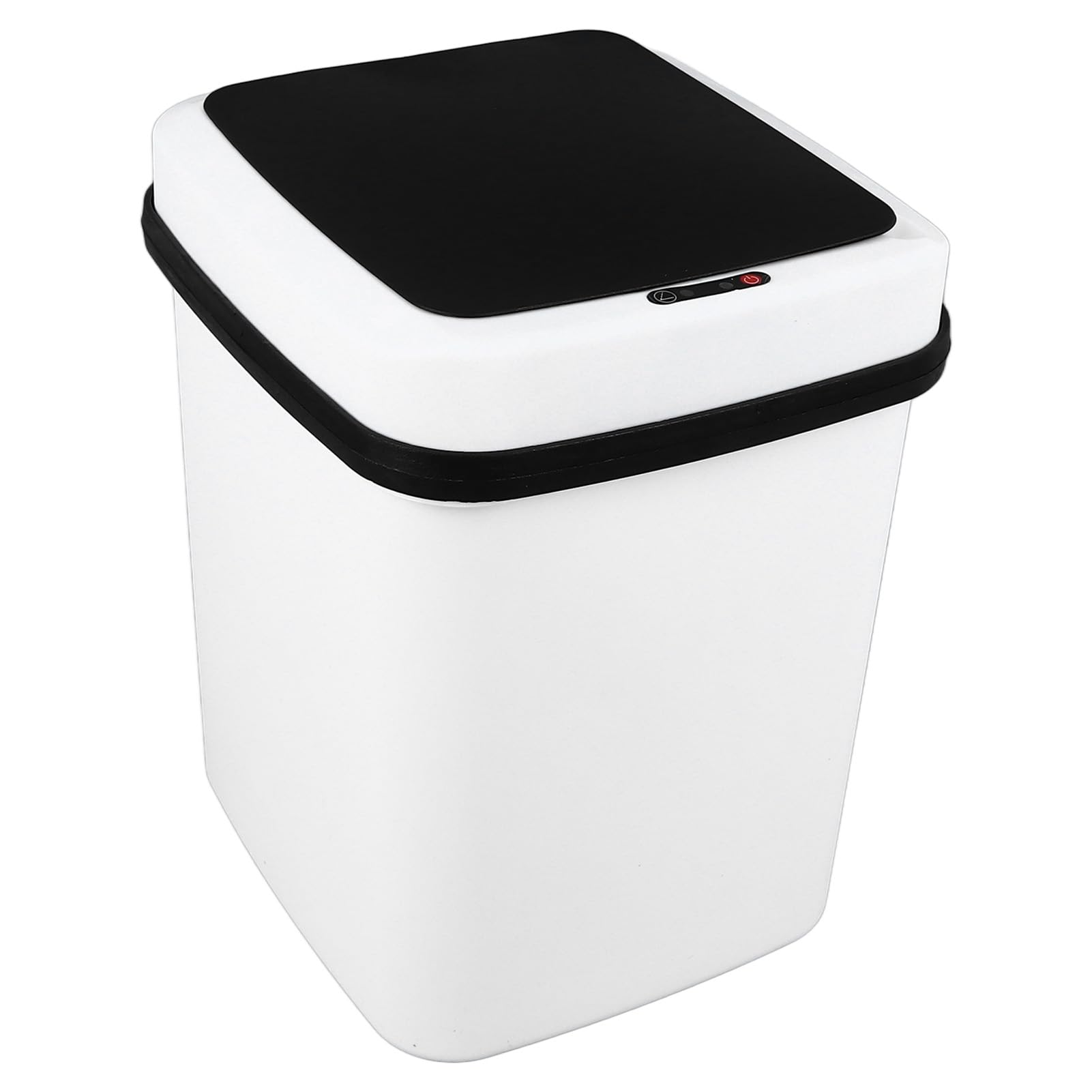 Jeanoko Bote de Basura Automático, Bote de Basura Inteligente, Gran Capacidad, Luz LED, Sensor de Movimiento Automático, Bote de Basura con Botón para Uso Doméstico