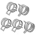 Aexit 5 Pcs Home Hardware 21mm Spring Band Type Action Fuel Hose Pipe Low Pressure Air Clamp White Model:83as610qo535