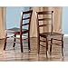 Winsome Benjamin Ladder Back Chair, Walnut, Set of 2