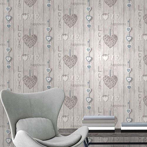 BHF FD41719 Love Your Home Wallpaper - Blue/White (1-Piece)