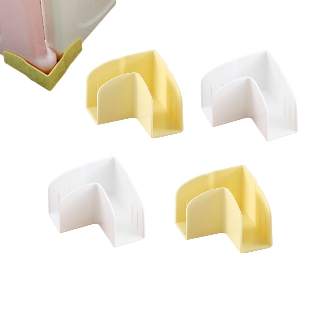 Tiuyii 4Pcs Playpen Stabilizer Anti Slip Playpen Accessories Replacement Playpen Gate Support Feet Anti Collapse Safety Baffle Playpen Fixer For Home