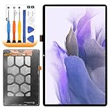 for Samsung Galaxy Tab S7 FE Screen Replacement for Samsung Tab S7 FE LCD Display SM-T733 SM-T735 SM-T730 LCD Digitizer Assembly Repair Part with Tools