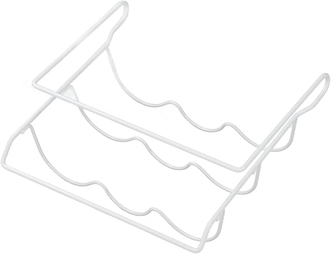 Estante para botellas de vino Cyrank, 3 botellas, metal miniatura 9