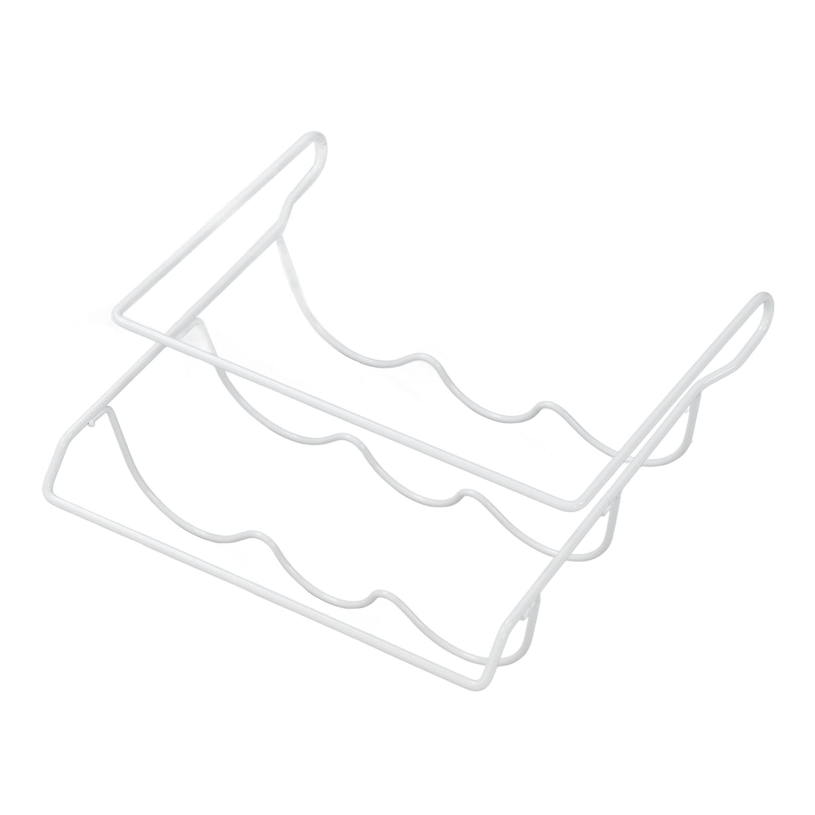 mingzhe Portabottiglie per Vino da Frigorifero Forte capacità Portante Portabottiglie in Metallo Resistente per Frigorifero Organizzatore di Birra 33x31,5x11,5 Cm