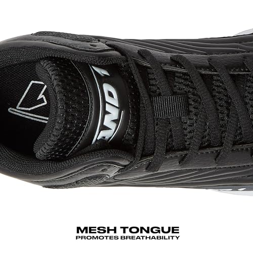 AND1 Pulse 3.0 Basketball Shoes for Men, Indoor or Outdoor, Street or Court Basketball Sneakers Men - Black, Red, or White Size 7 to 154