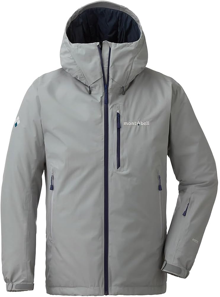 未使用級 モンベル パウダーグライド パーカ ゴアテックス メンズM グレー Amazon.co.jp: モンベル US パウダーグライド パーカ Men's シルバー