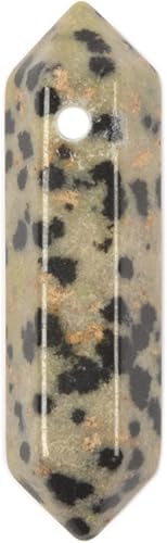 Vista 140 de Cuarzo rosa de 1.28 pulgadas (1.260 in) con piedras preciosas naturales hexagonales para hacer joyas, cuentas de curación de reiki de chakras