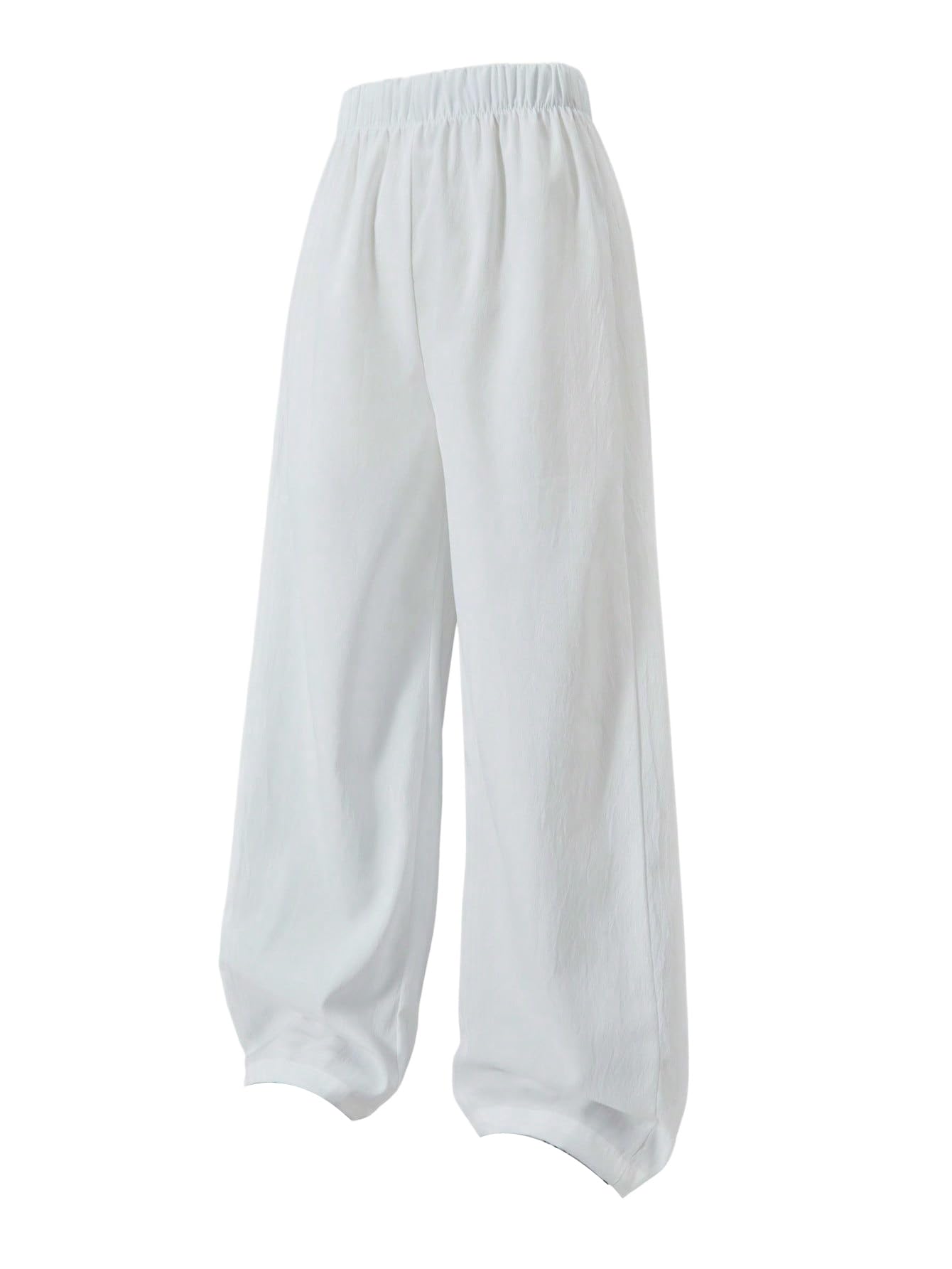 SweatyRocks Pantalon de jogging pour fille 122-152 Baggy Pantalon de jogging large Pantalon d'hiver pour adolescente fille Pantalon de survêtement jambe large Pantalon confortable
